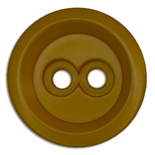 1 1/4" Big-Eyed Dijon 2-Hole Plastic Button (Made in Germany)