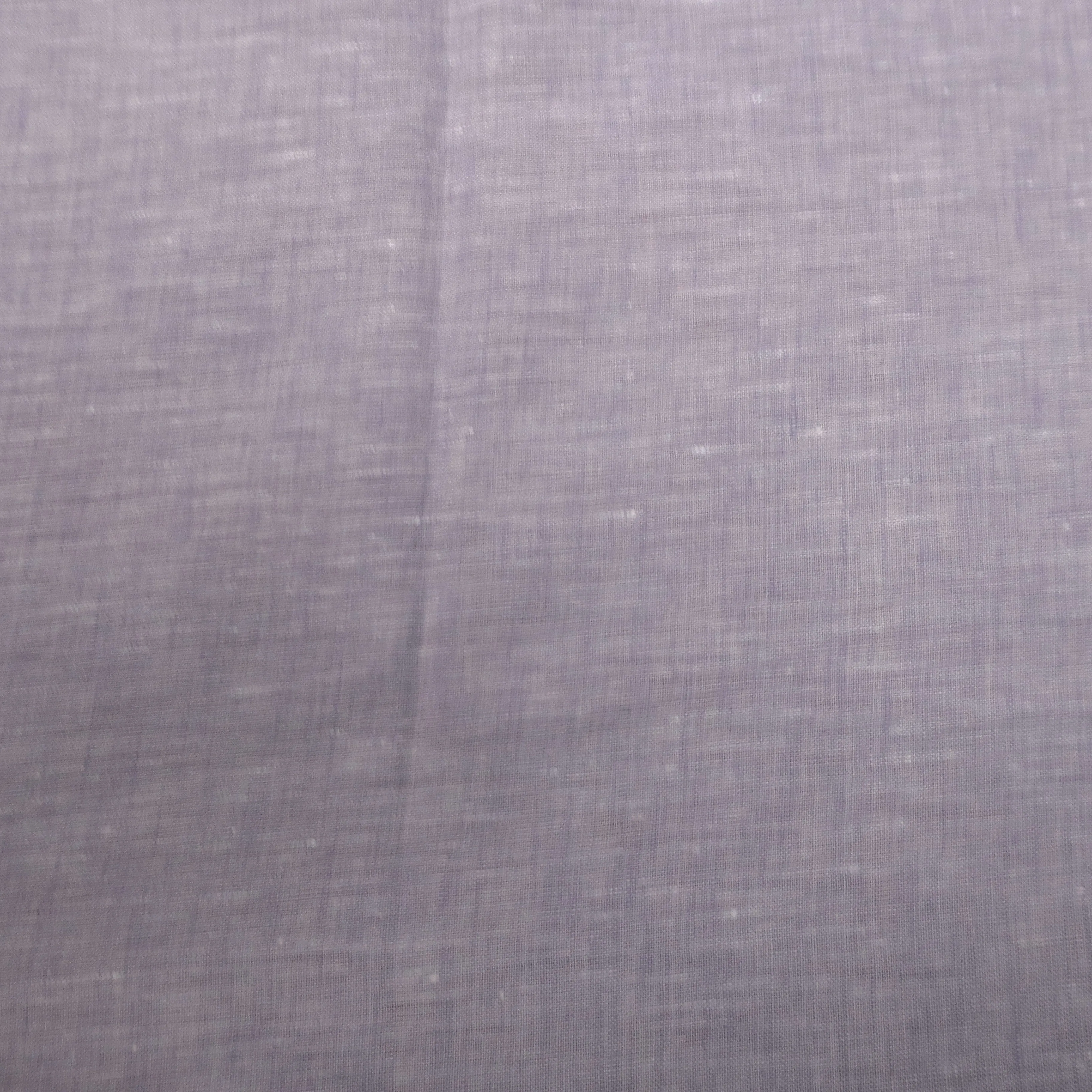 2 YDS Lilac and White Crosshatch Street Lino 100% Linen Loro Piana Fabric