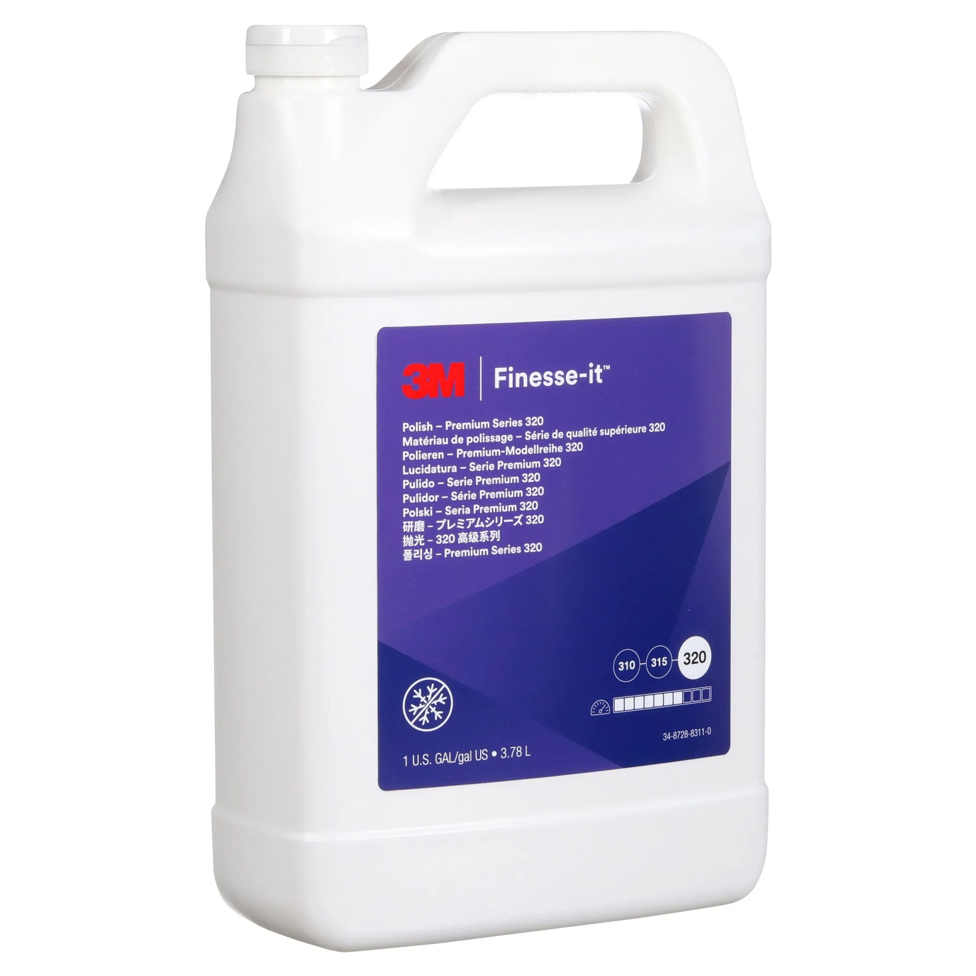 3M Finesse-it Polish Premium 320, 77317, Blue, Compound, 3.785 Liter