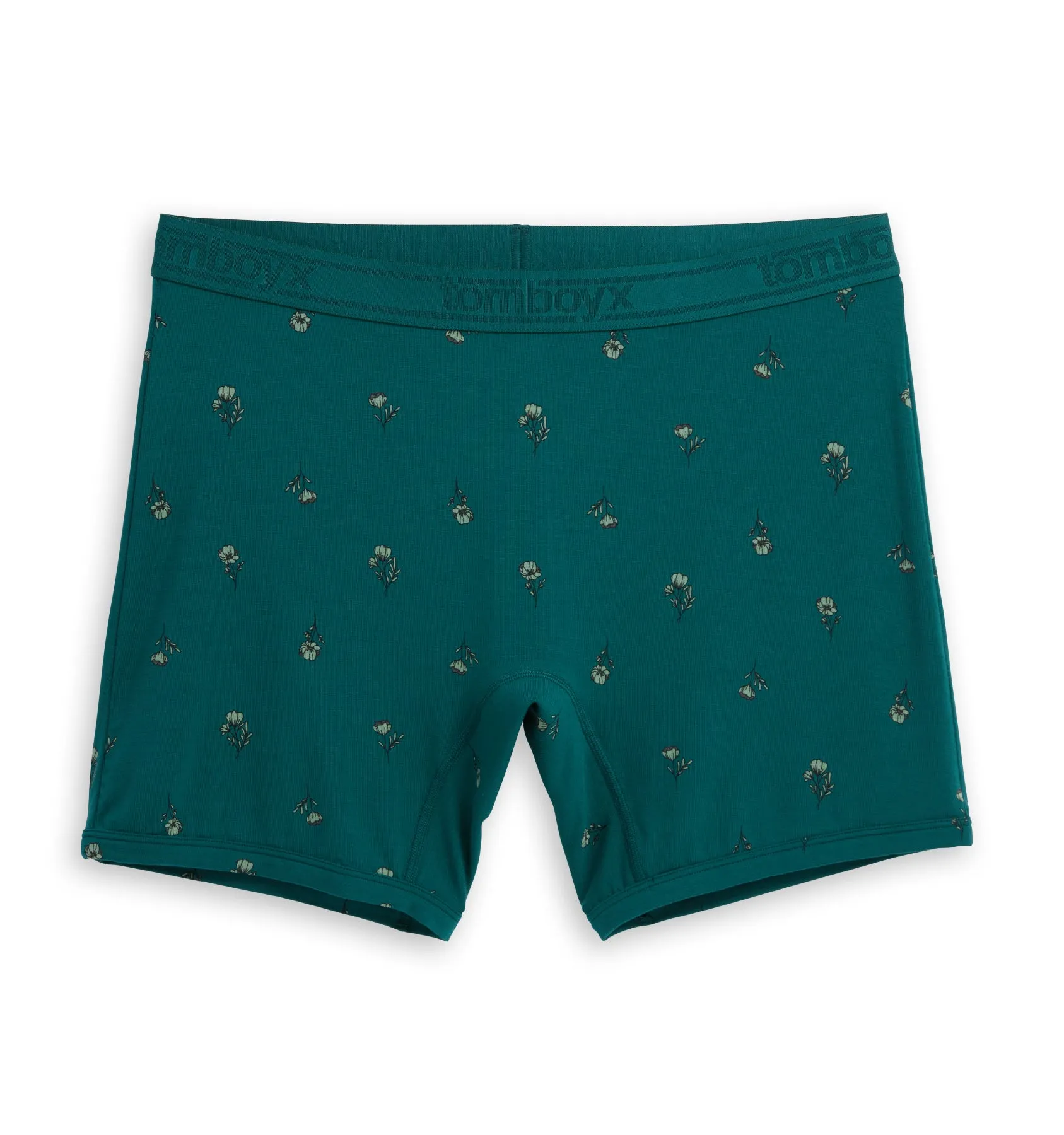 6" No Fly Boxer Briefs - TENCEL™ Modal Winter Poppies