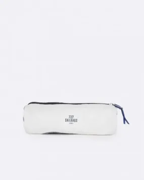 727 Pencil case Leather navy blue