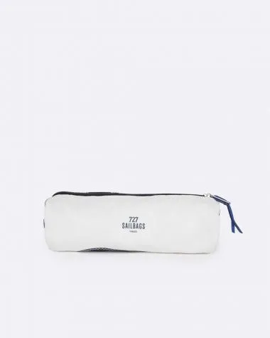 727 Pencil case Leather navy blue