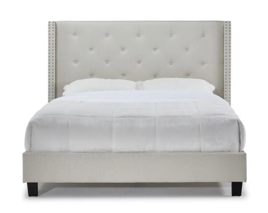 Audrey 3-Piece Queen Bed - Beige