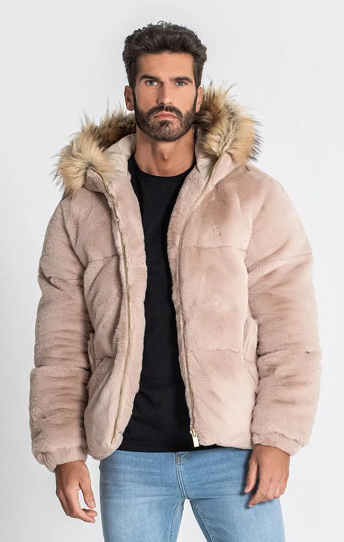 Beige Arctic Sherpa Jacket