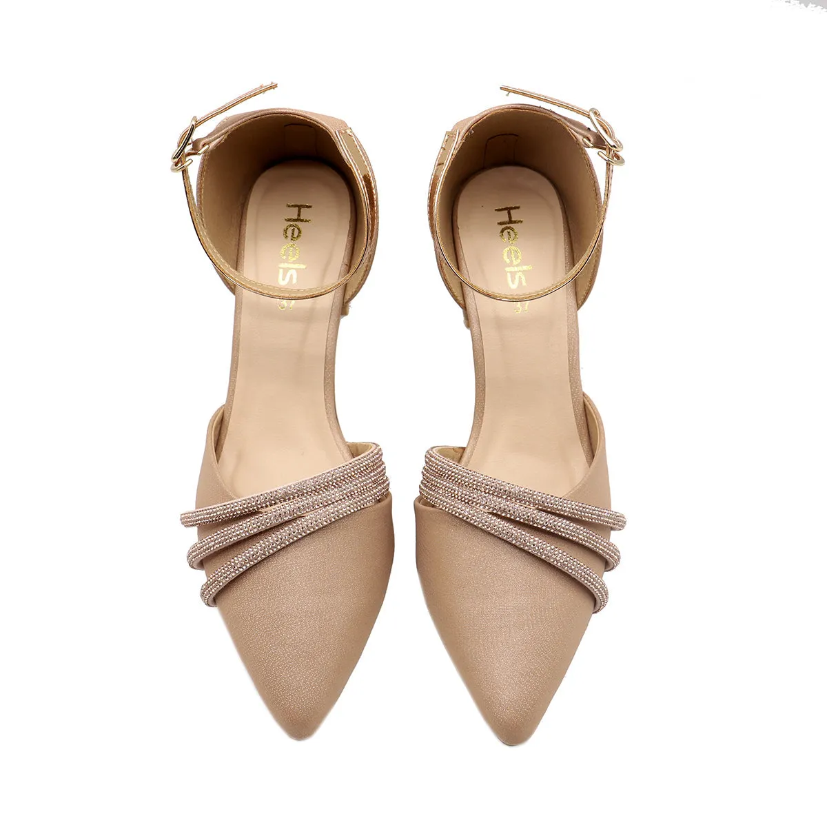 Beige Fancy Sling Back 085507