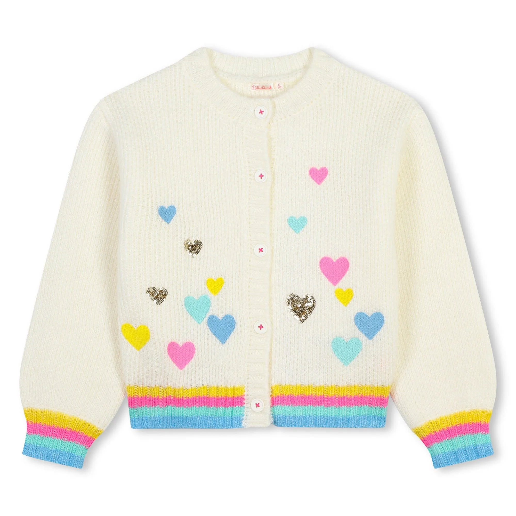 Billieblush Knitted Button-Up Cardigan