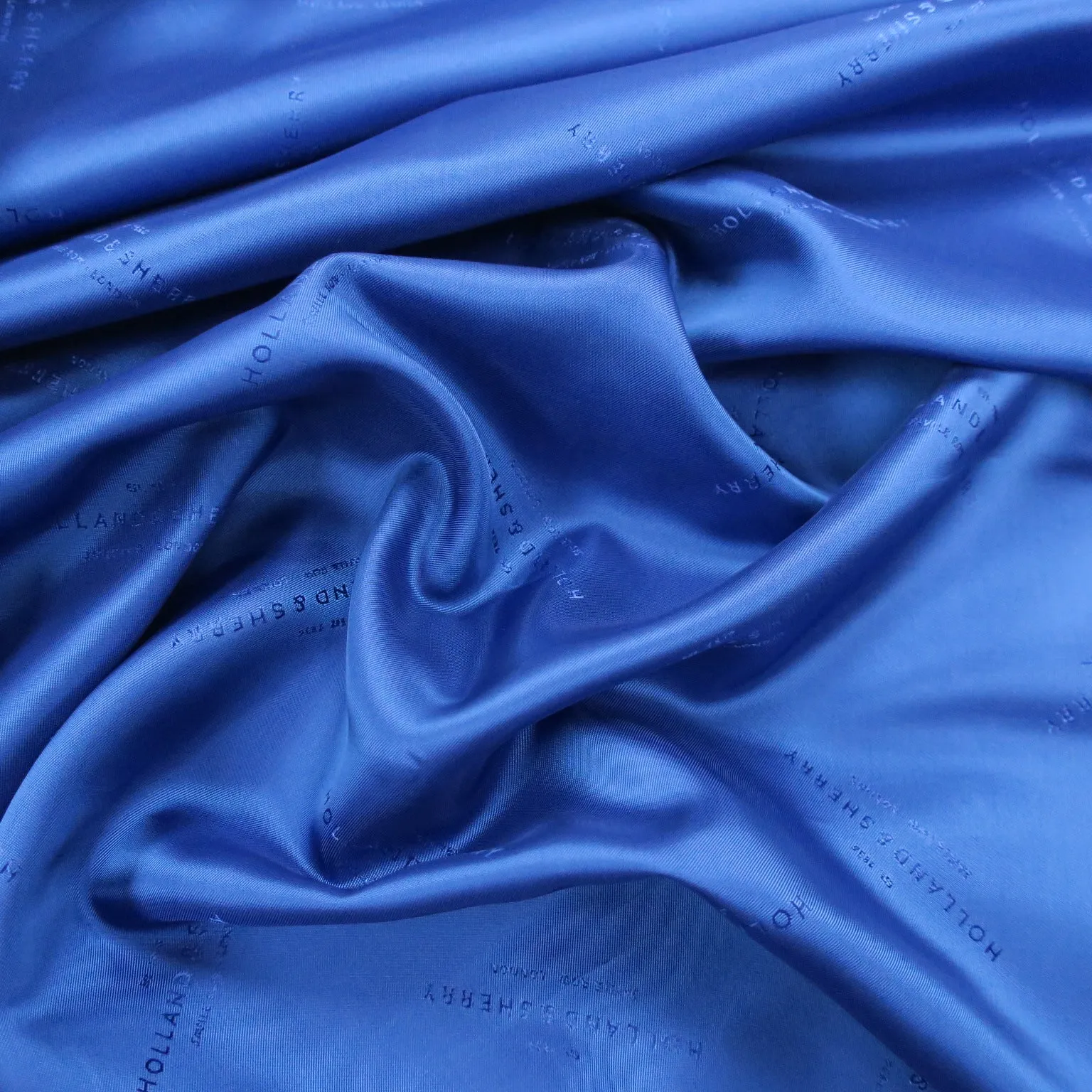 Blue Solid Holland and Sherry Exclusive Lining