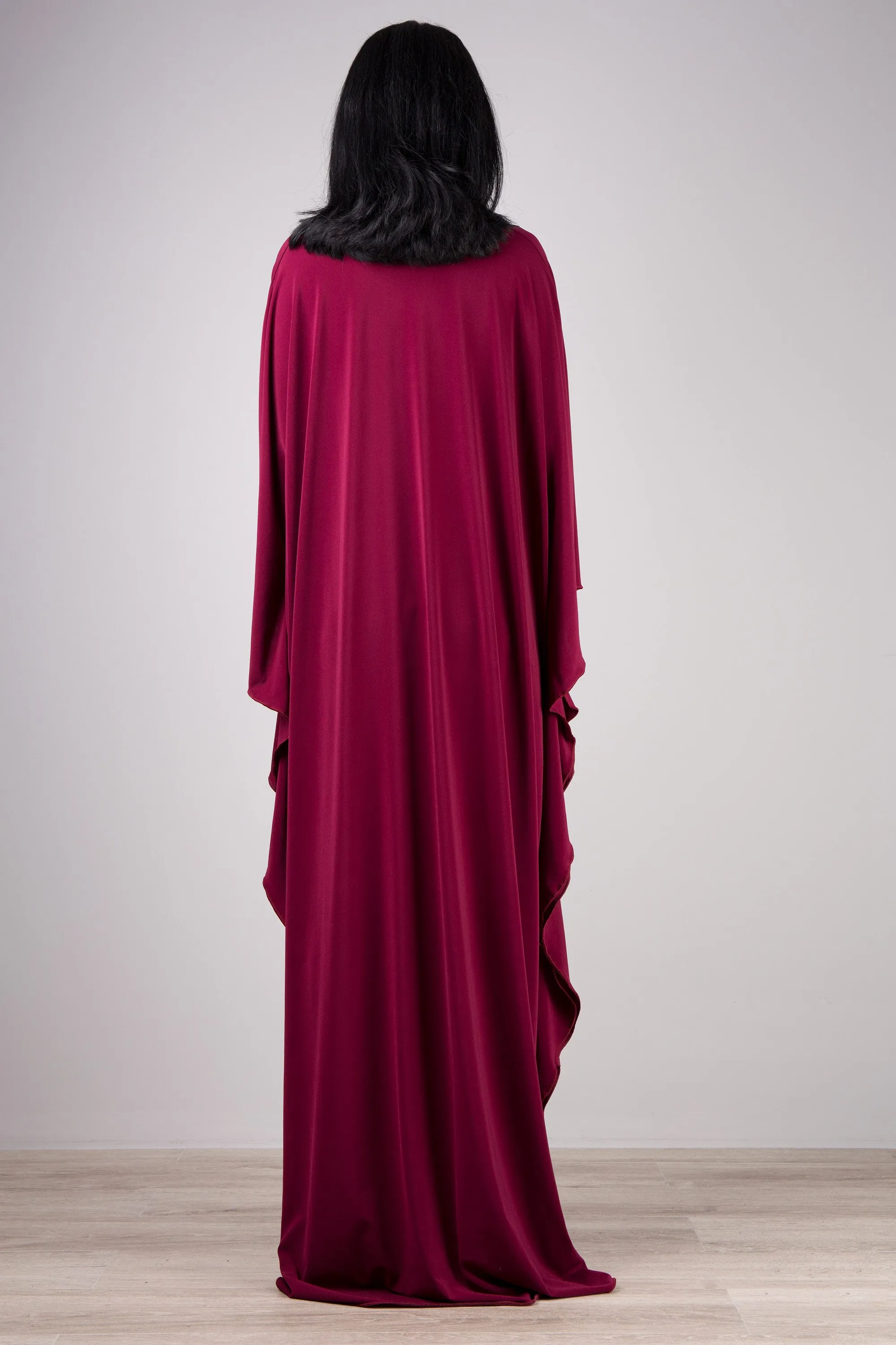 Burgundy kaftan