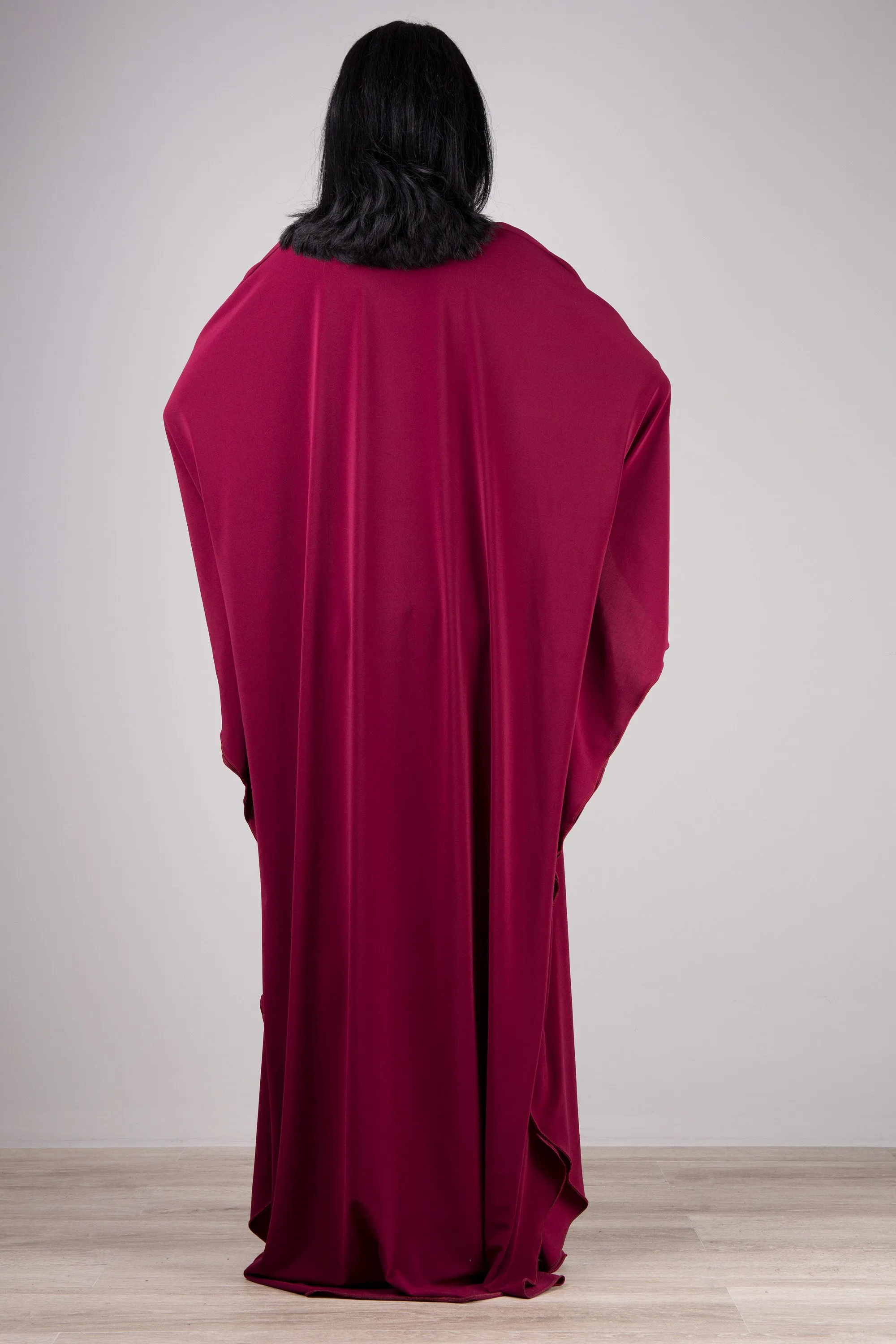 Burgundy kaftan