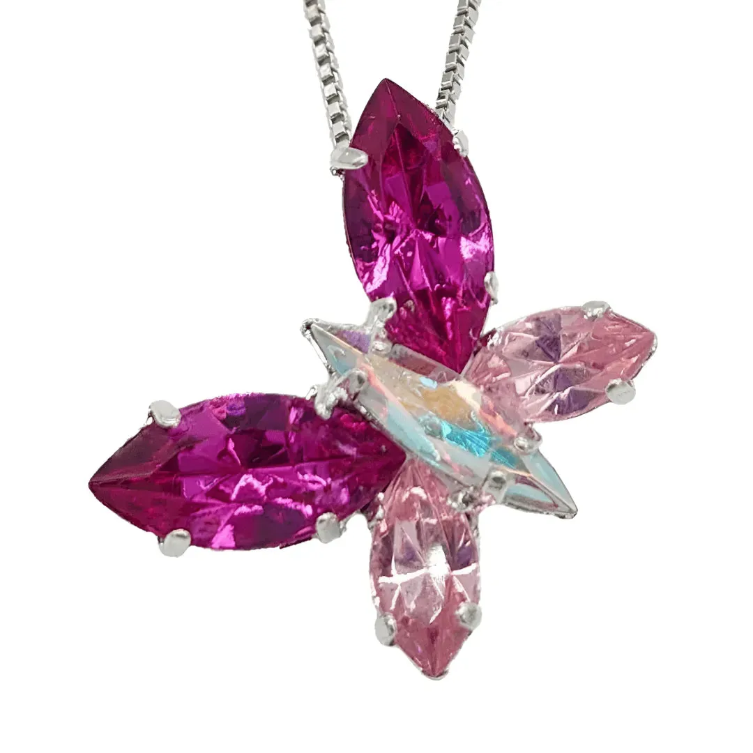 Butterfly Swarovski Crystals Pendant