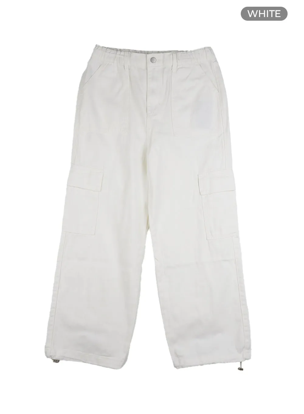 Cargo Stitch Cotton Wide Fit Pants CG420