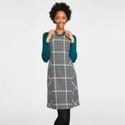 Check Wool Pinafore