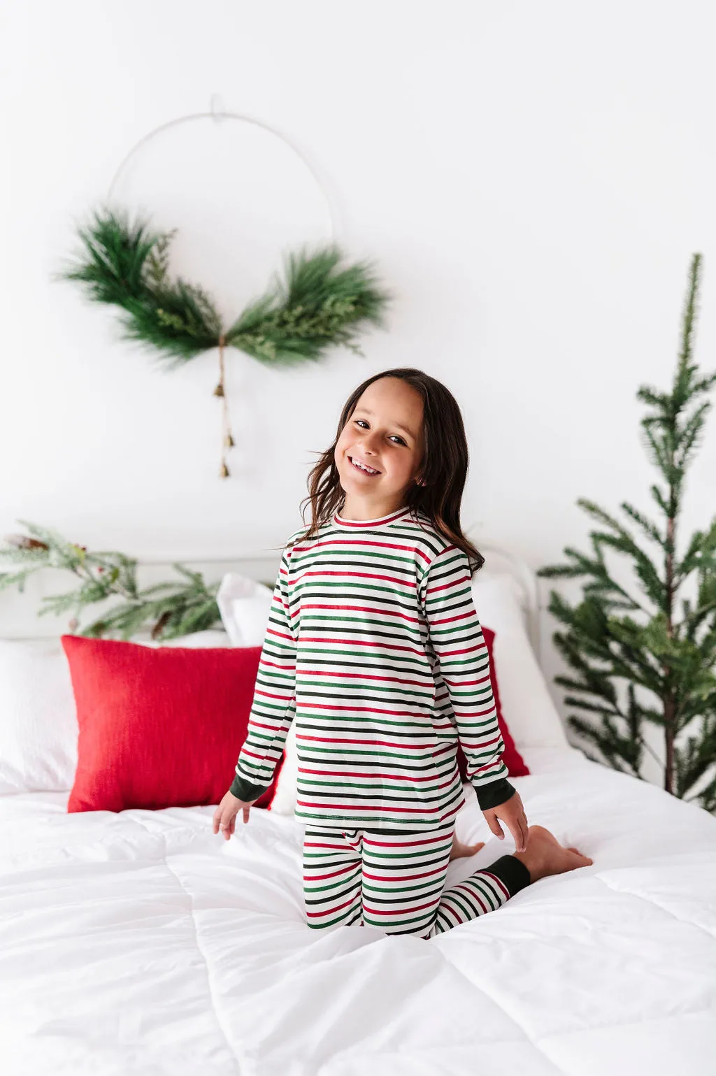 Children's Holiday Stripe Pajama Set