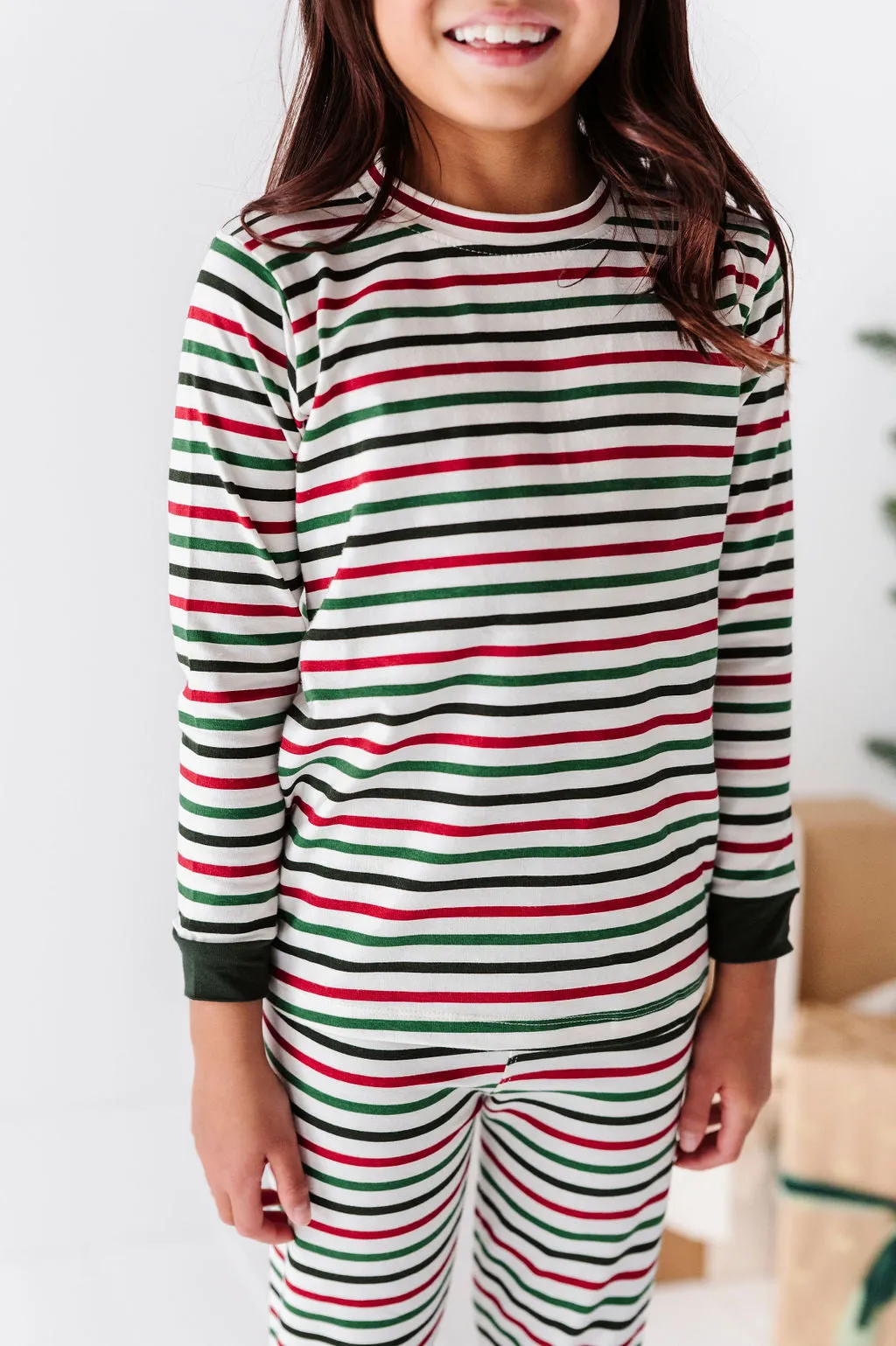 Children's Holiday Stripe Pajama Set