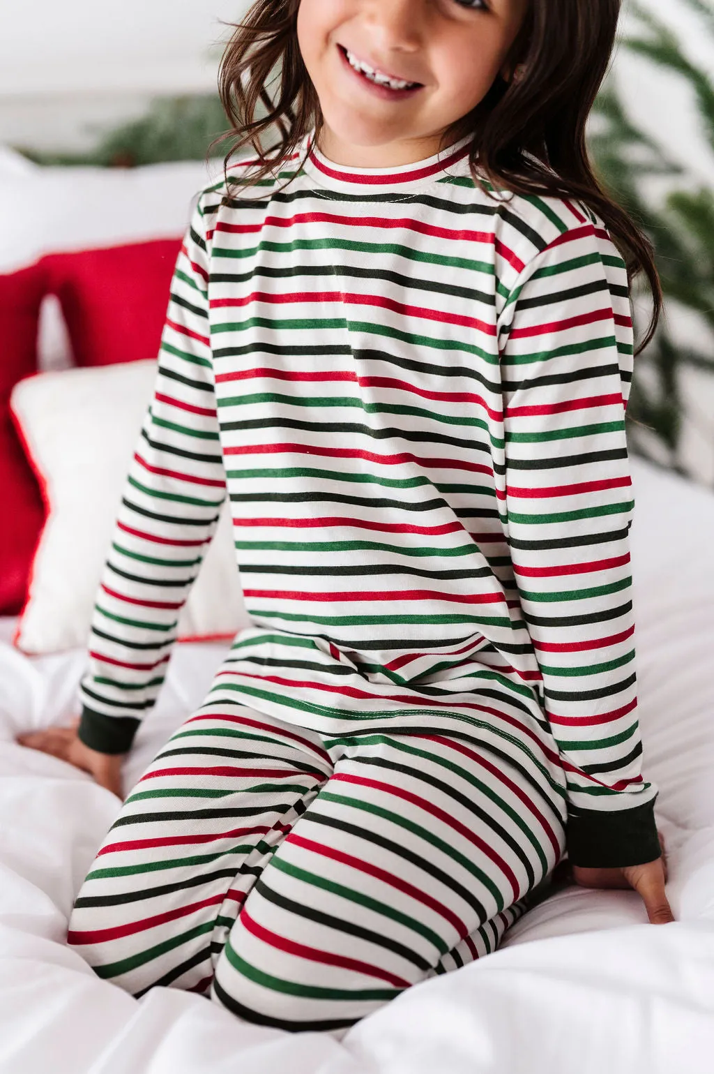 Children's Holiday Stripe Pajama Set