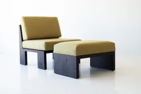 Chile Modern Lounge Chair and Ottoman - 0821