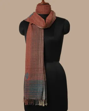 Corsica Extra Weft Silk Wool Stole