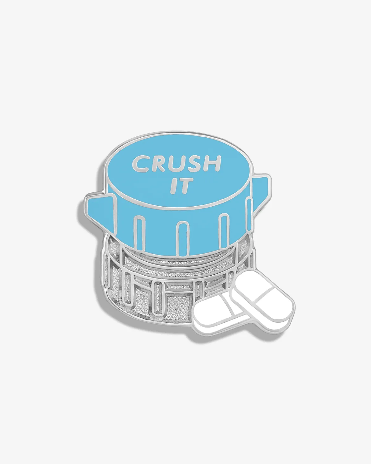 Crush It (Pill Crusher) Lapel Pin