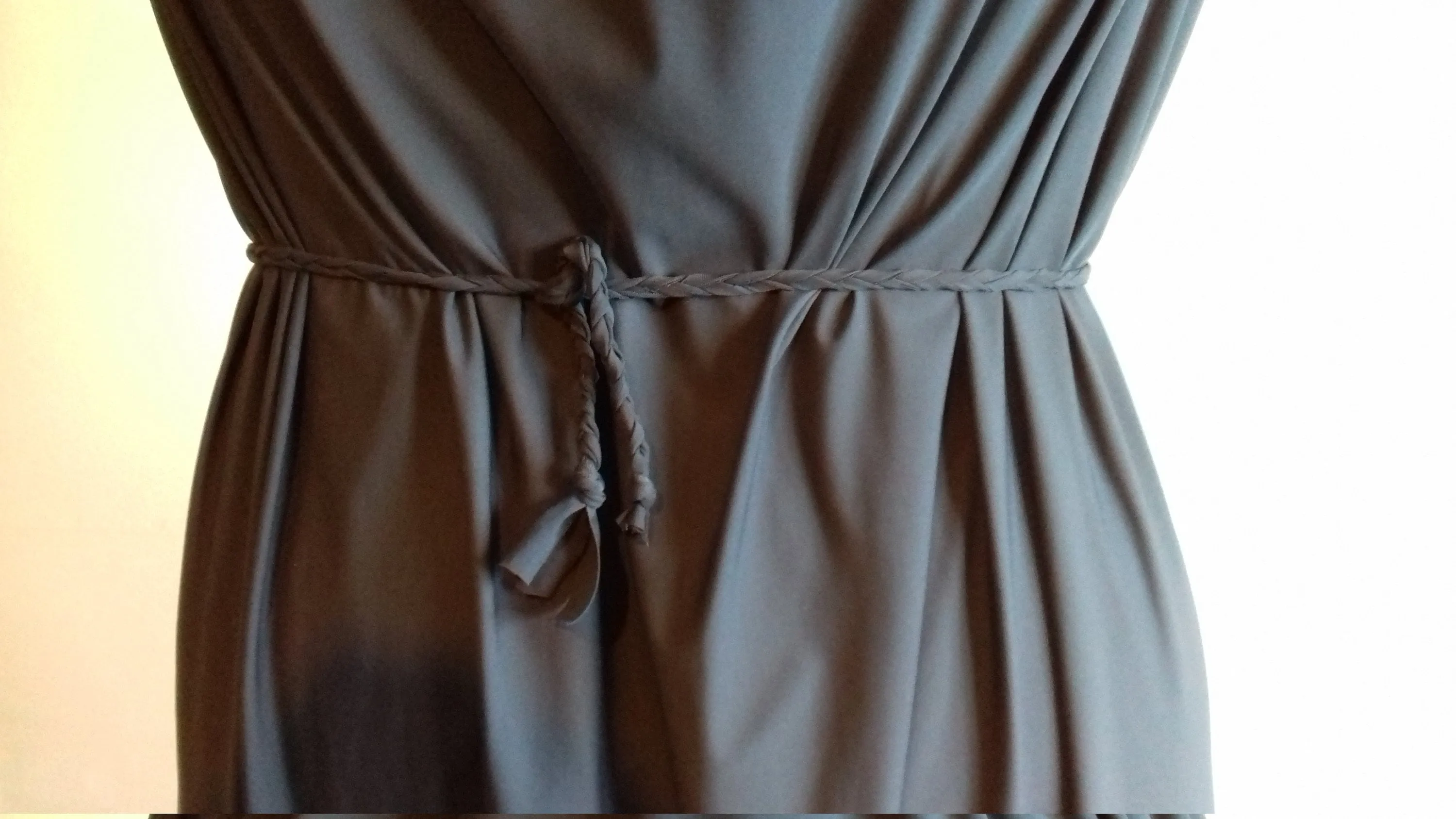 Dark Brown Drape Dress