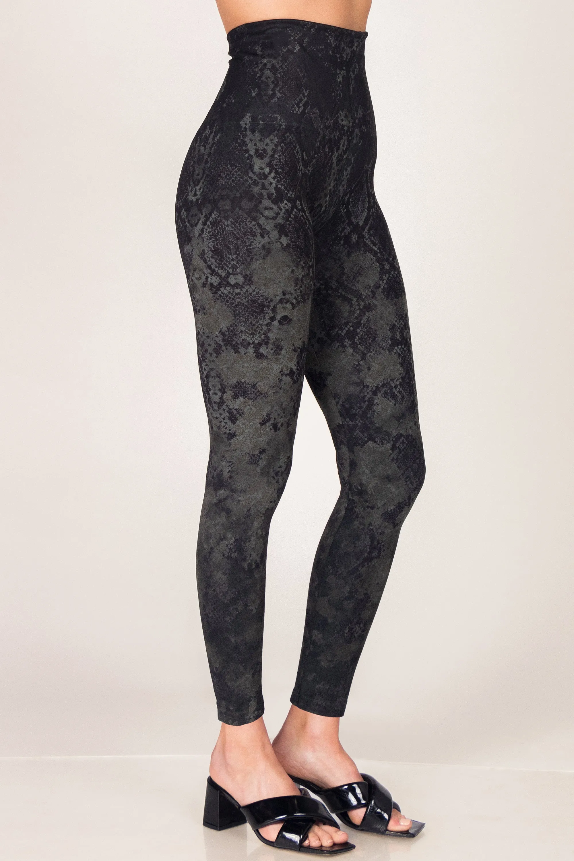 Dark Enchantress Snakeskin Printed Leggings