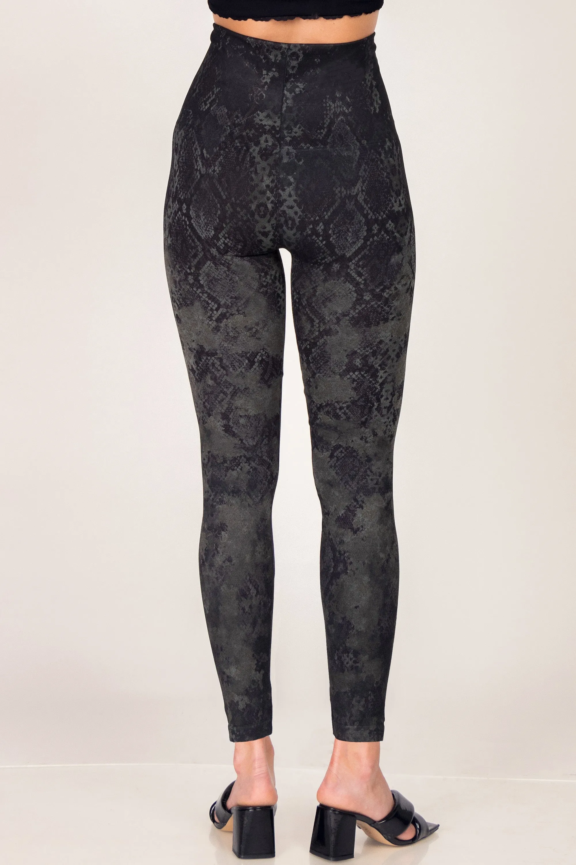 Dark Enchantress Snakeskin Printed Leggings