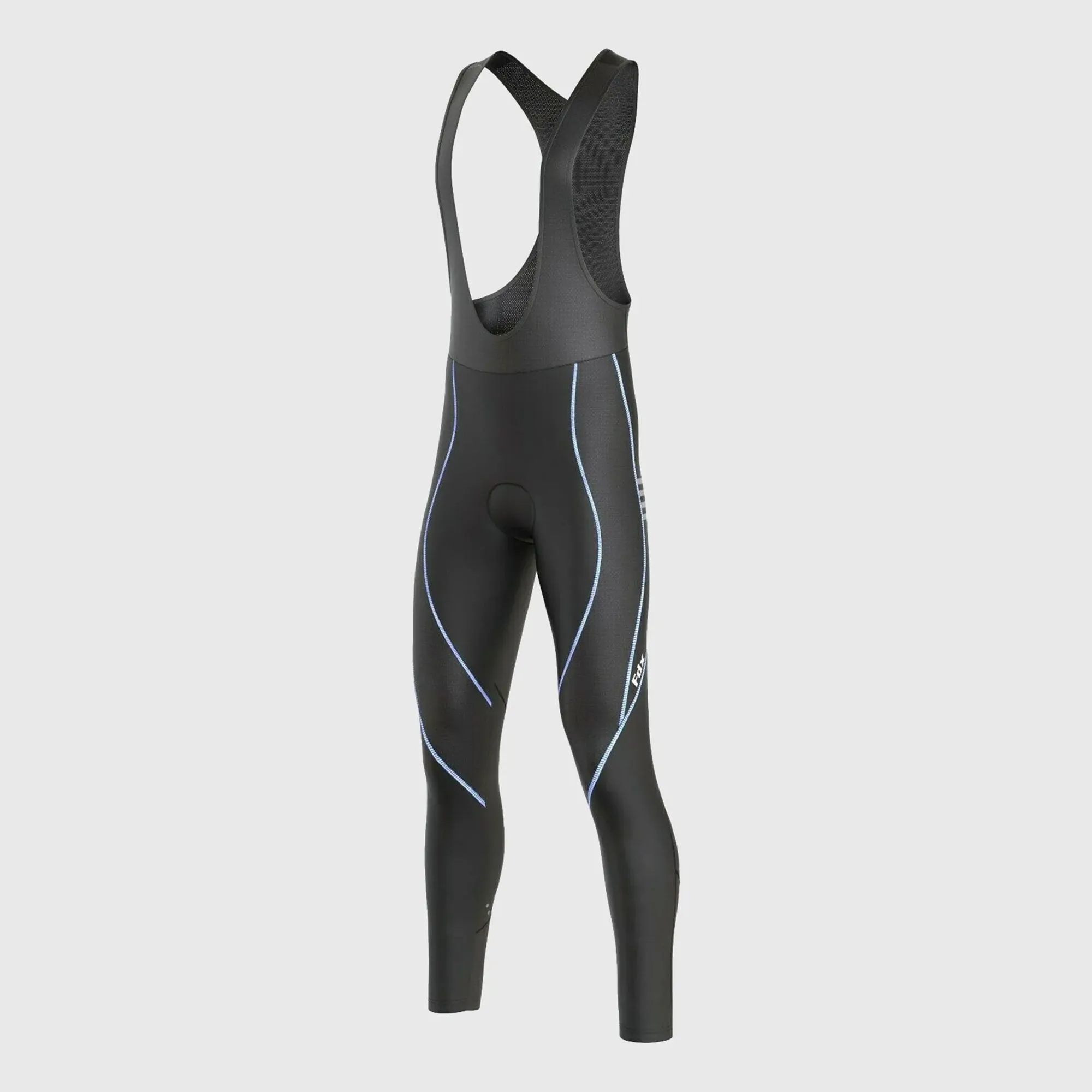 Fdx Divine Blue Women's & Girl's Thermal Padded Winter Bib Tights