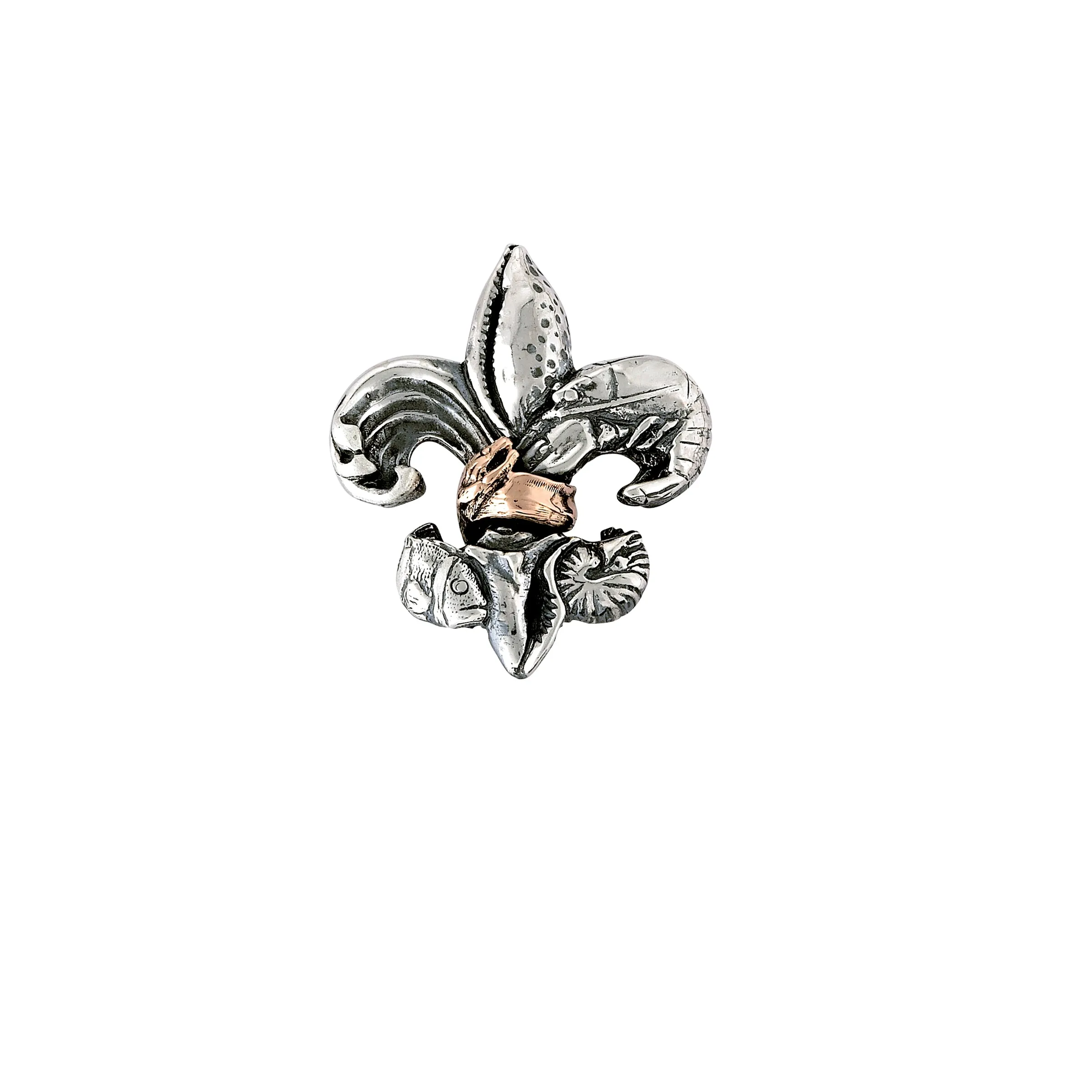 Fleur de Sea 2-tone Pin-Pendant