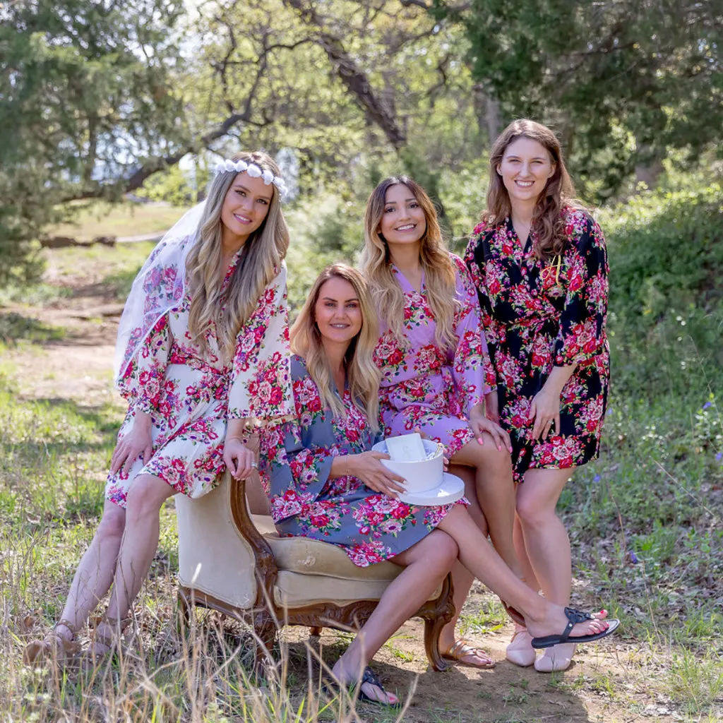 Floral Bridesmaid Robes