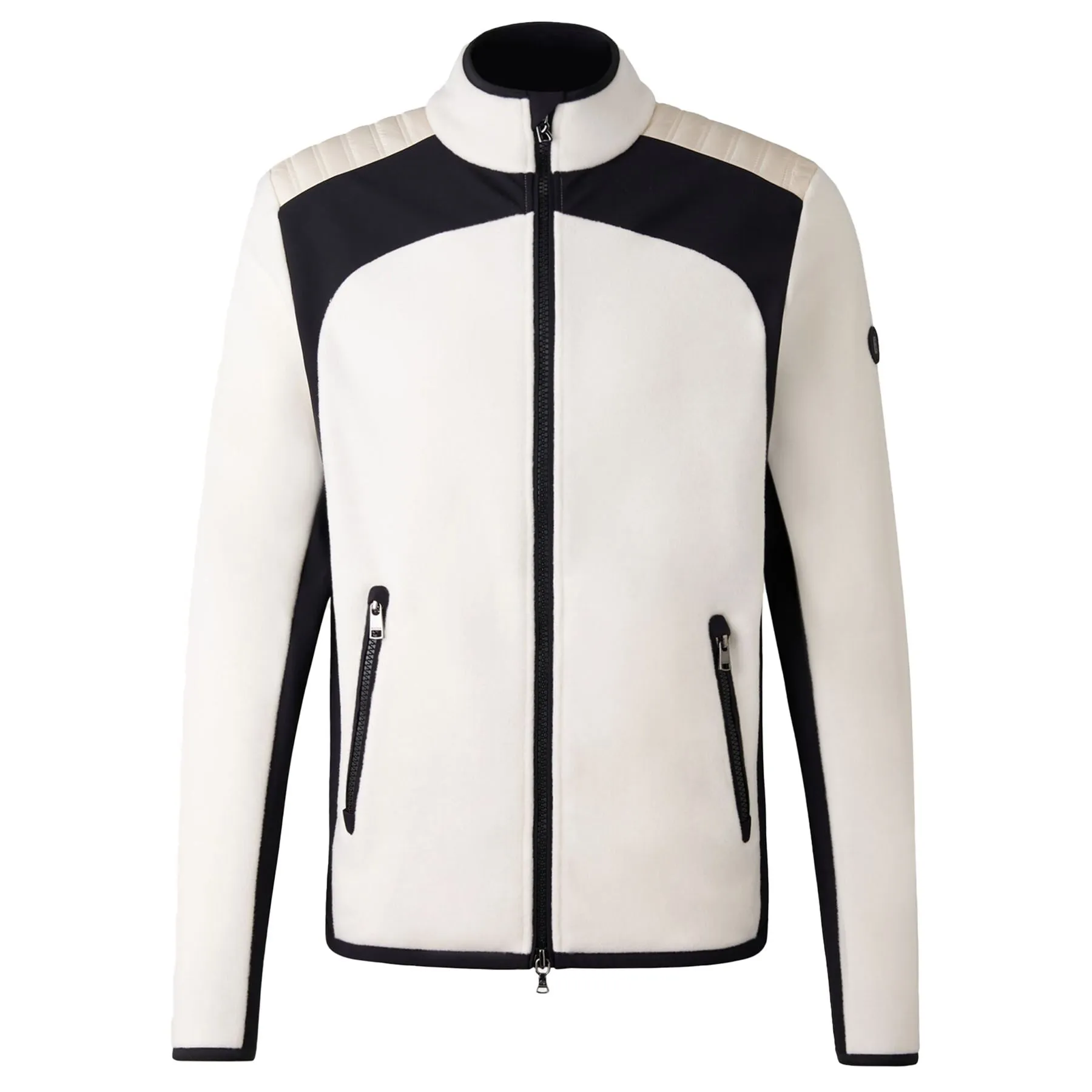 Freddy Fleeced Jacket Egg Shell/Black - AW24