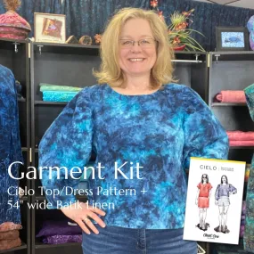 Garment Kit - Cielo Top - Batik Linen