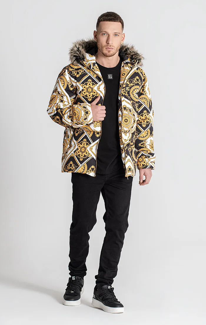 Gold Splendour Puffer Jacket