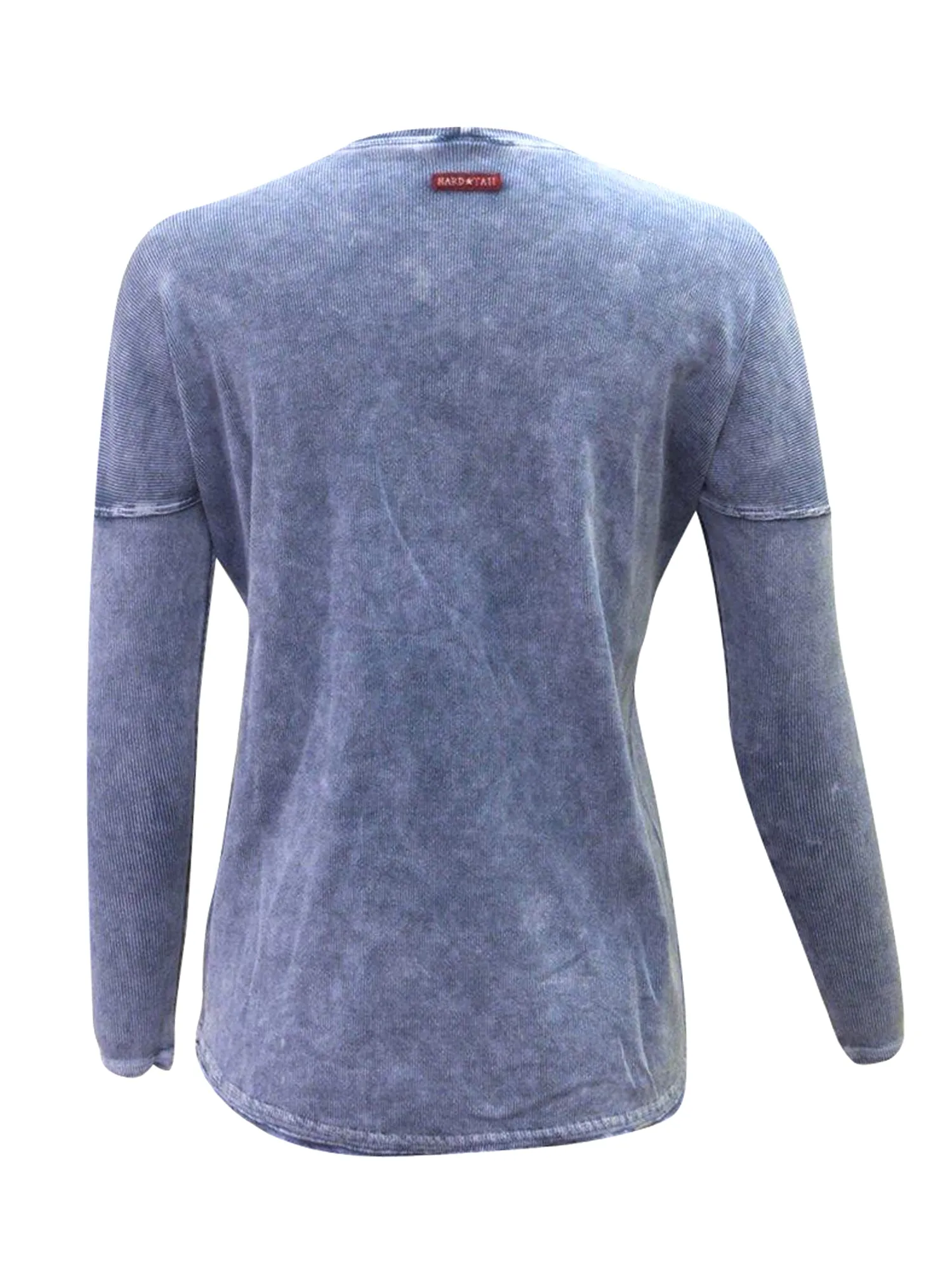 Hard Tail Ribbed Long Sleeve Float Hem Shirt CS-125