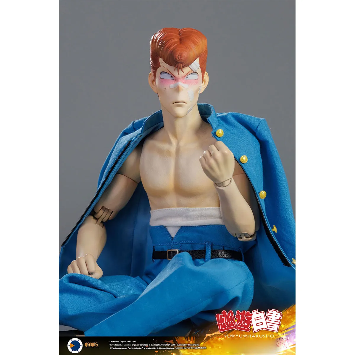 HiPlay Asmus Toys Kazuma Kuwabara Yu Yu Hakusho Series General Edition Anime Action Figure