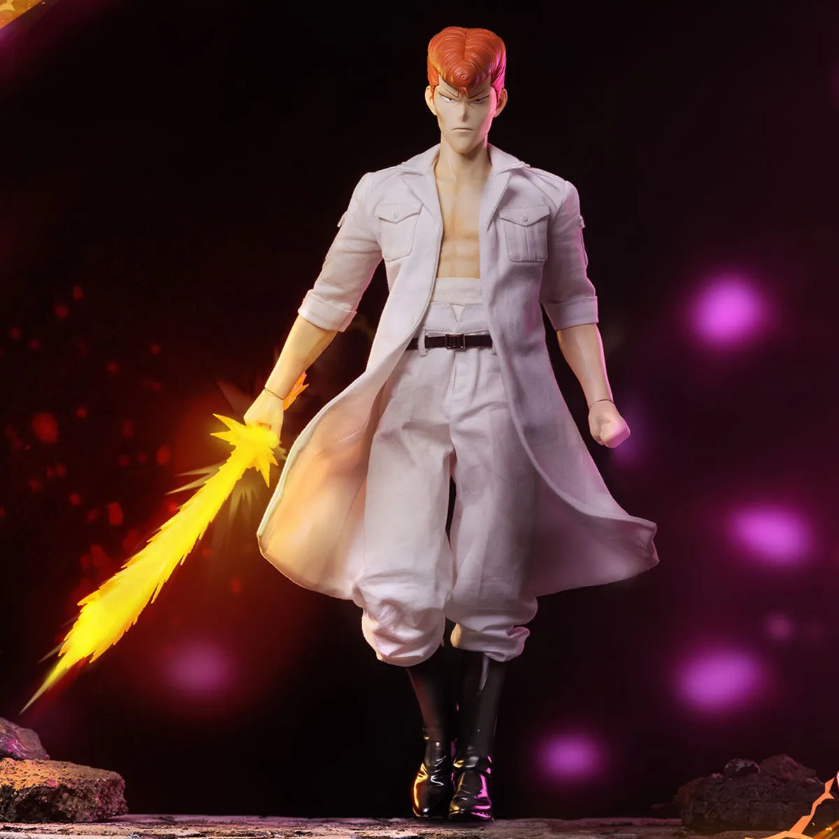 HiPlay Asmus Toys Kazuma Kuwabara Yu Yu Hakusho Series General Edition Anime Action Figure