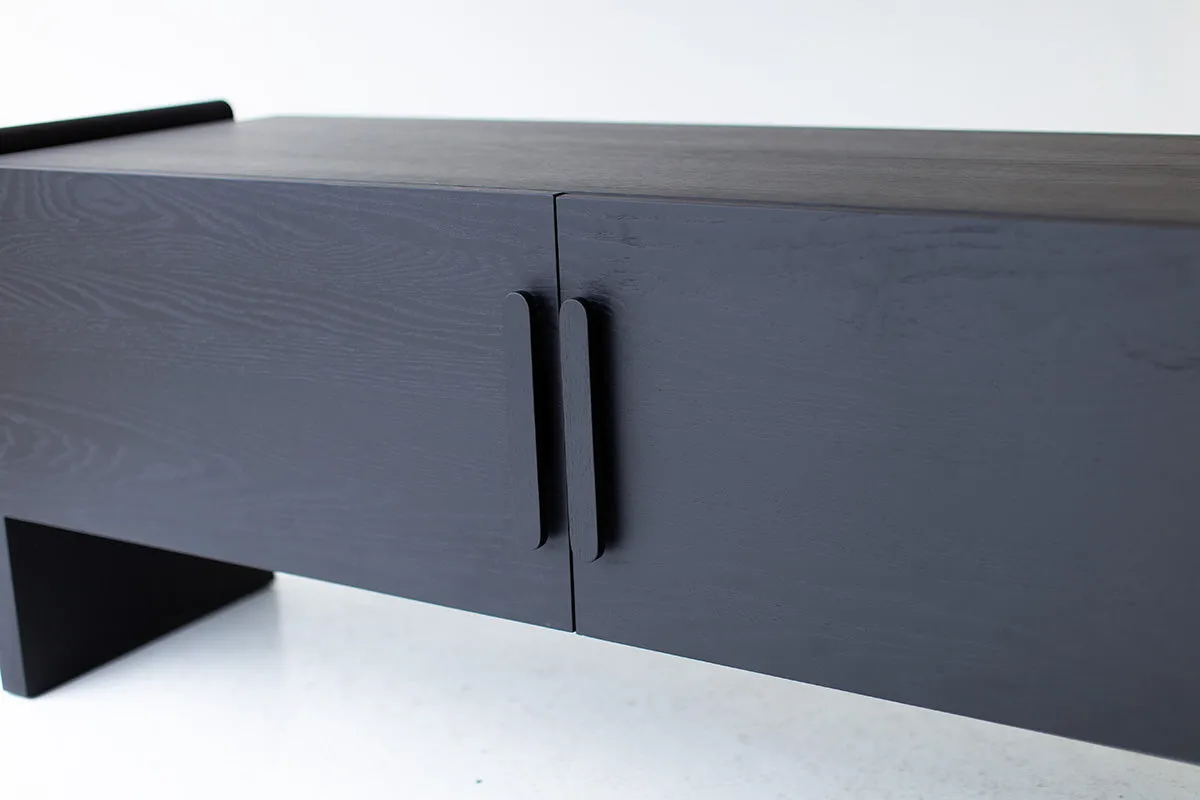 Iris Modern Credenza in Black - 3223