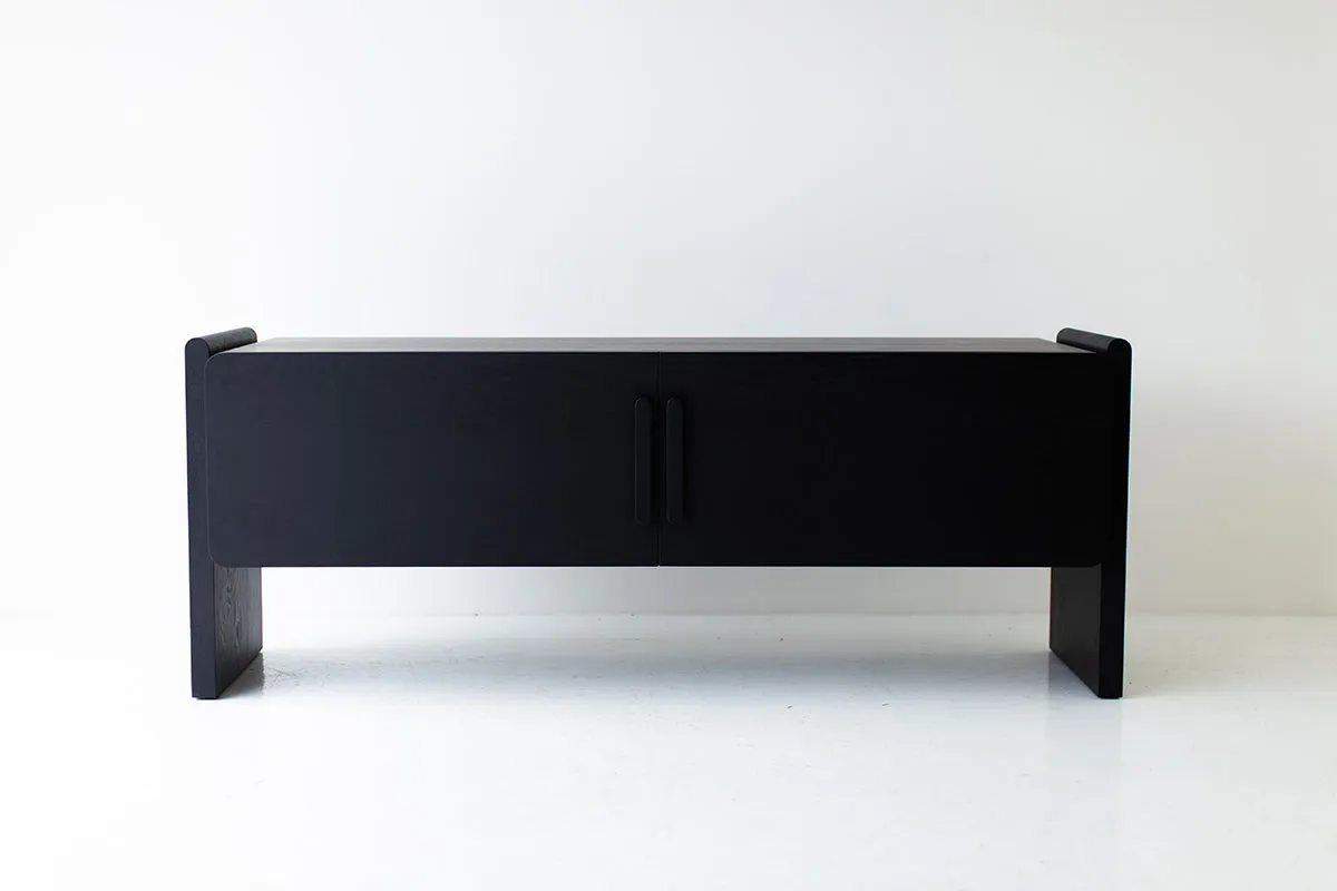 Iris Modern Credenza in Black - 3223