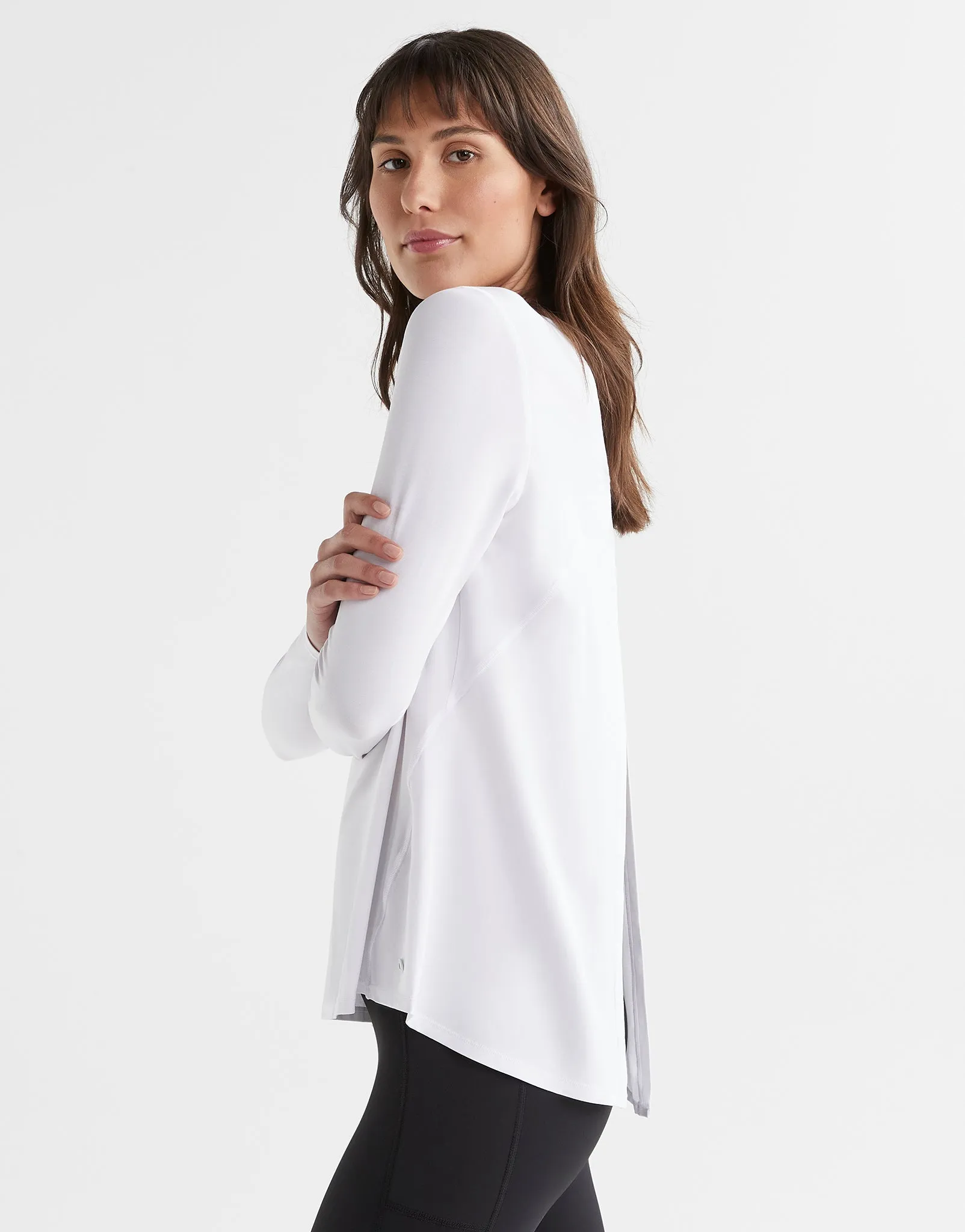 Kendall Long Sleeve Top - Bright White