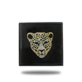 Leopard Crystal lapel pins