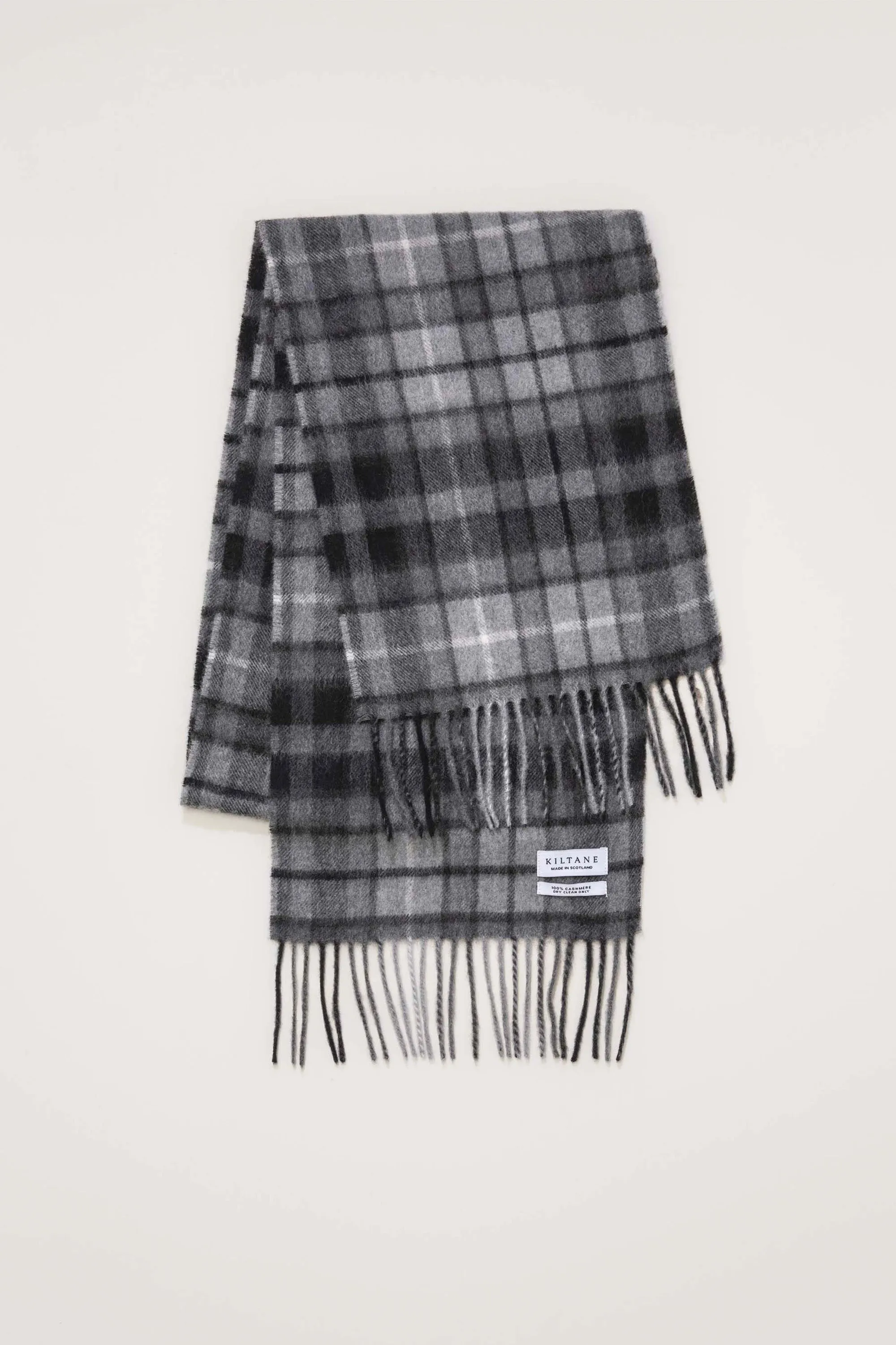 Made In Scotland Heritage Cashmere Scarf - Buchanan Grey