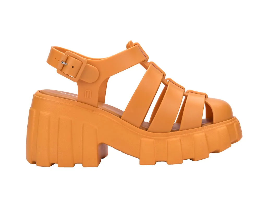 Melissa Megan AD Platform Heel Orange Sandal For Women