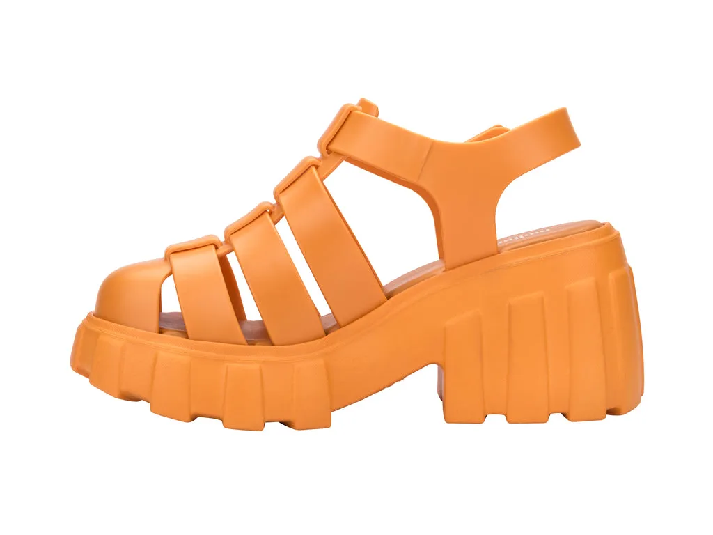 Melissa Megan AD Platform Heel Orange Sandal For Women