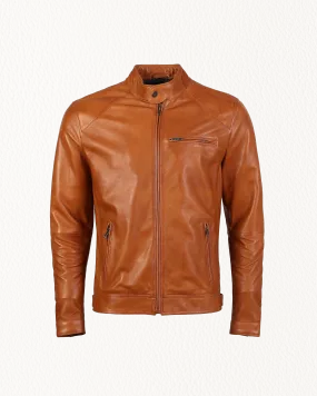 Men's Brown Leather Jacket