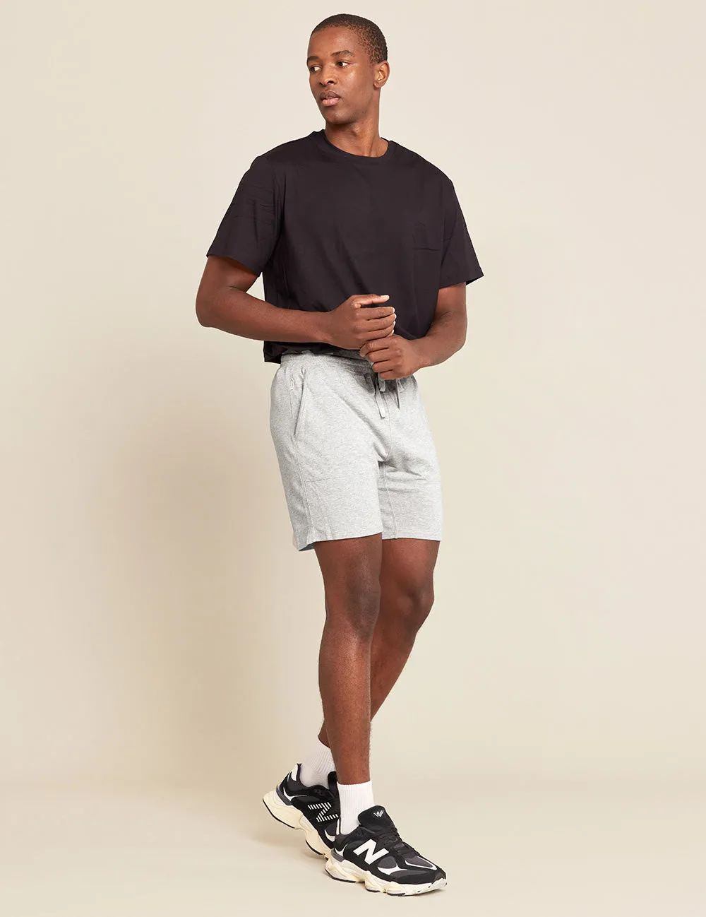 Men's Weekend Sweat Shorts - Grey Marl