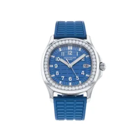 Patek Philippe Aquanaut Luce 5067A-022 'Ladies' Stainless Steel Blue Dial Diamond Bezel (2020)