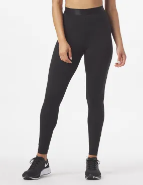 Satin Legging: Black