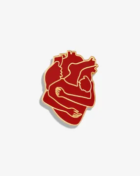 Self-Love Anatomical Heart Lapel Pin