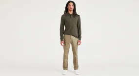 Signature Iron Free Khakis, Creased, Slim Fit with Stain Defender®