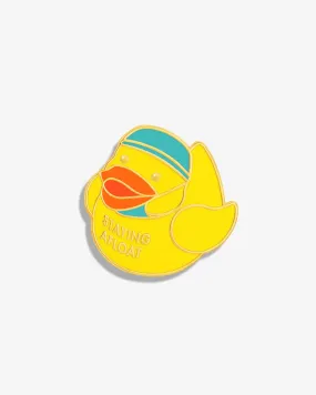 Staying Afloat (Surgical Rubber Duck) Lapel Pin