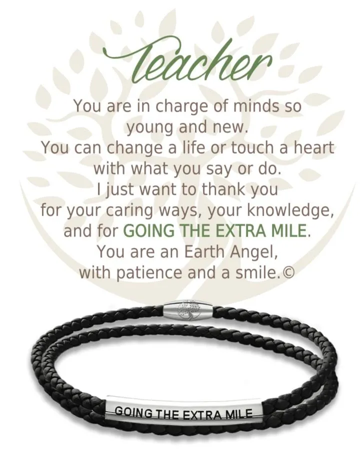 Teacher: Leather Bracelet