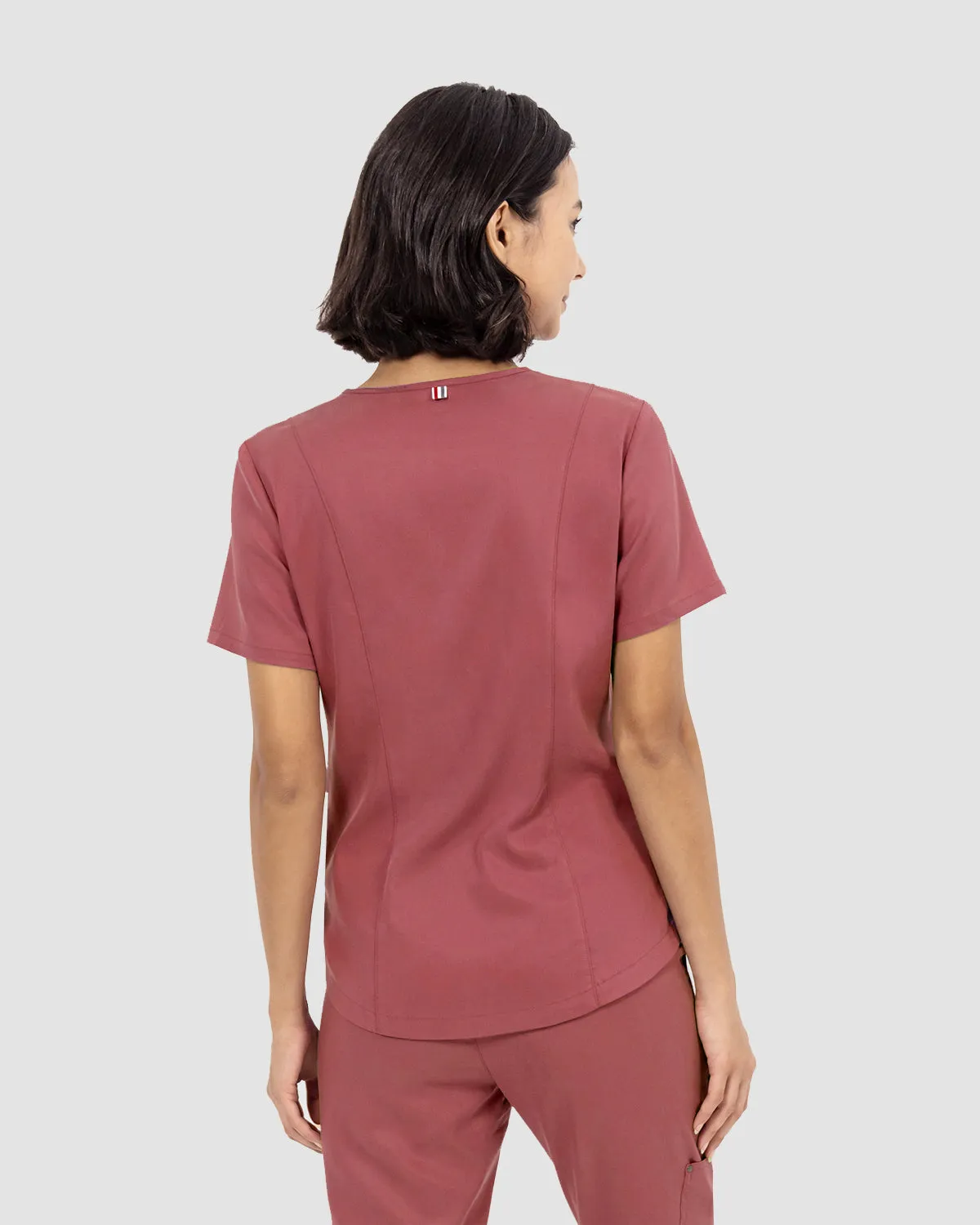 TENCEL™ Amelia‎ ‎ Fitted Scrub Top (Final Sale)